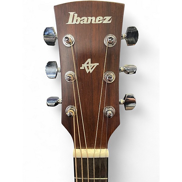 Used Ibanez AW54CE Mahogany Acoustic Electric Guitar