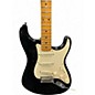 Used 2006 Fender Eric Johnson Stratocaster® Maple Black and White Solid Body Electric Guitar