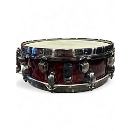 Used Mapex 14in Black Panther Versatus Russ Miller SIgnature Cherry Burl Drum