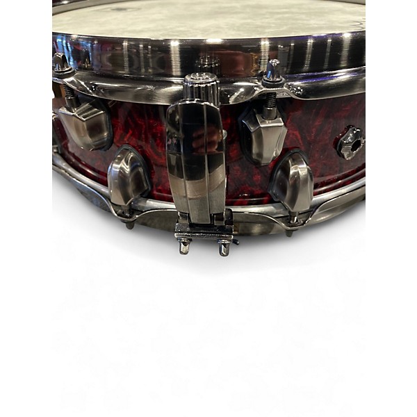 Used Mapex 14in Black Panther Versatus Russ Miller SIgnature Cherry Burl Drum