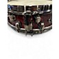 Used Mapex 14in Black Panther Versatus Russ Miller SIgnature Cherry Burl Drum