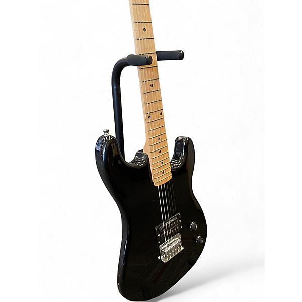 Used Davison Single Hum S Style Black Solid Body Electric Guitar