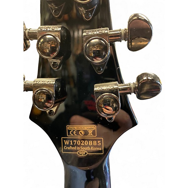 Used Schecter Guitar Research Hellraiser C1 Floyd Rose Black Solid Body Electric Guitar