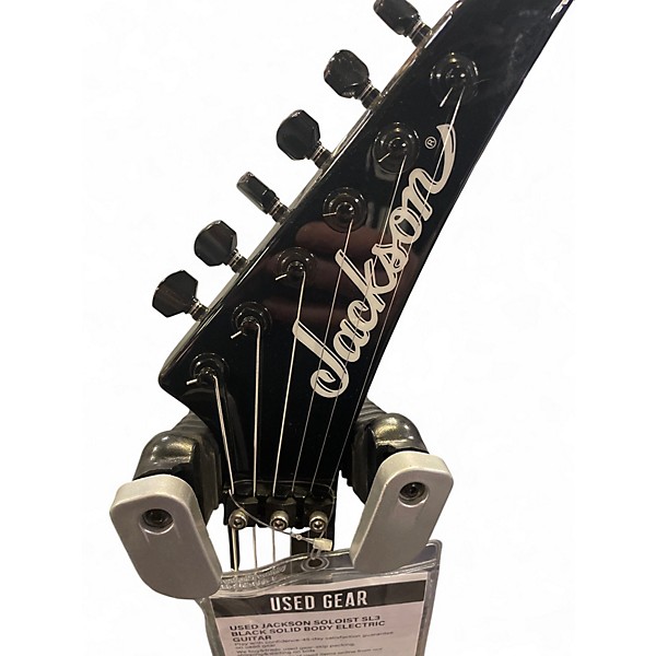 Used Jackson Soloist SL3 Black Solid Body Electric Guitar