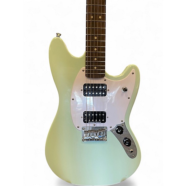 Used Squier Bullet Mustang HH green Solid Body Electric Guitar