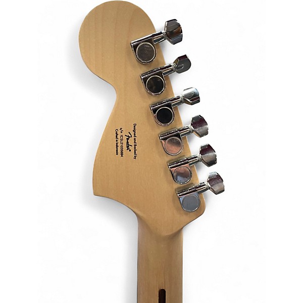 Used Squier Bullet Mustang HH green Solid Body Electric Guitar