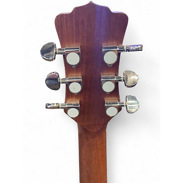 Used Luna wabi e folk Natural Acoustic Electric Guitar