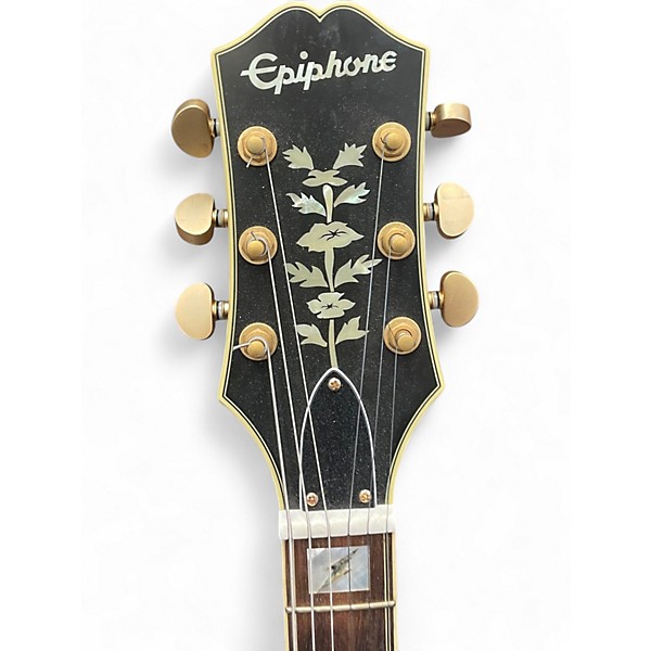 Used Epiphone EMILY WOLFE SHERATON BLACK Hollow Body Electric Guitar