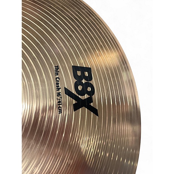 Used SABIAN 16in B8X Cymbal