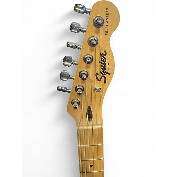 Used Squier Telecaster Butterscotch Blonde Solid Body Electric Guitar