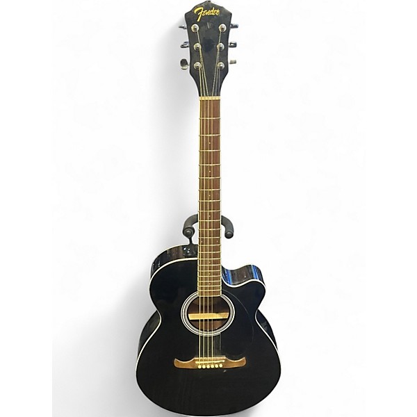 Used Fender FA135CE Concert Black Acoustic Electric Guitar