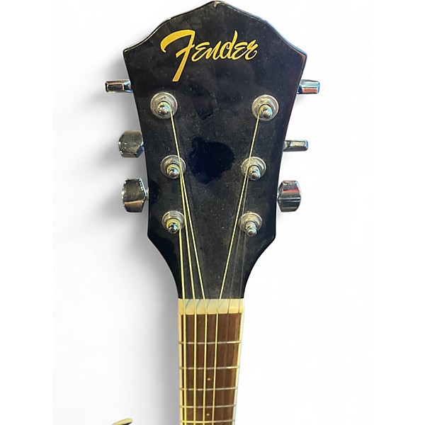 Used Fender FA135CE Concert Black Acoustic Electric Guitar