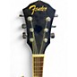 Used Fender FA135CE Concert Black Acoustic Electric Guitar