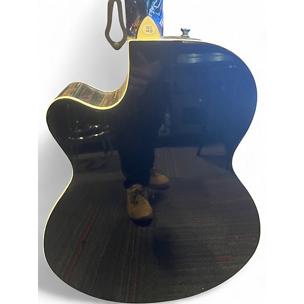 Used Fender FA135CE Concert Black Acoustic Electric Guitar