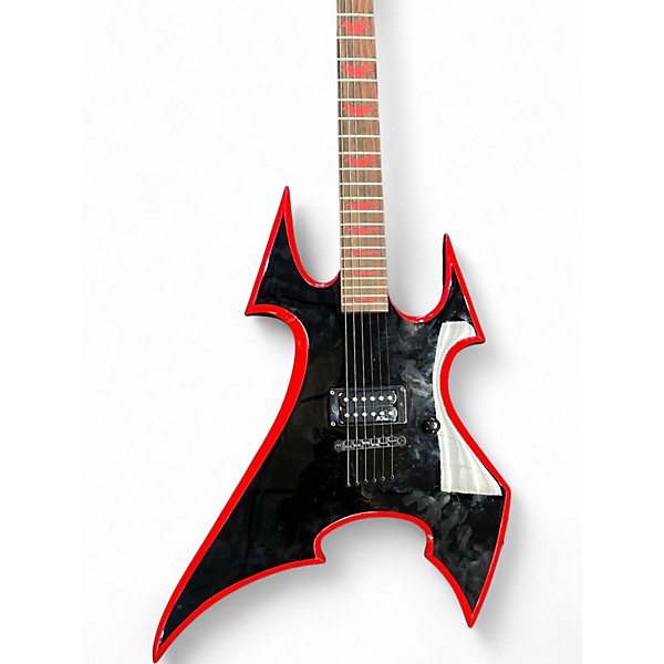 Used B.C. Rich ASOBO Avenge Son Of Beast BLACK AND RED Solid Body Electric Guitar