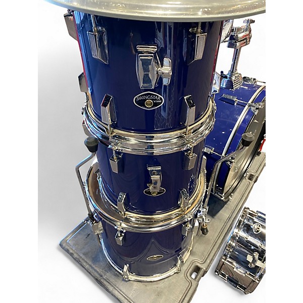 Used TAMA 5 Piece Swingstar BLUE Drum Kit