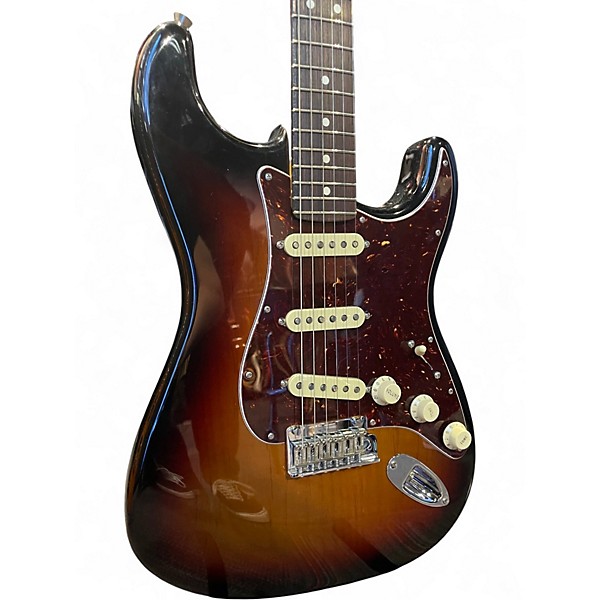 Used Fender American Professional II Stratocaster 3 Color Sunburst Solid Body Electric Guitar