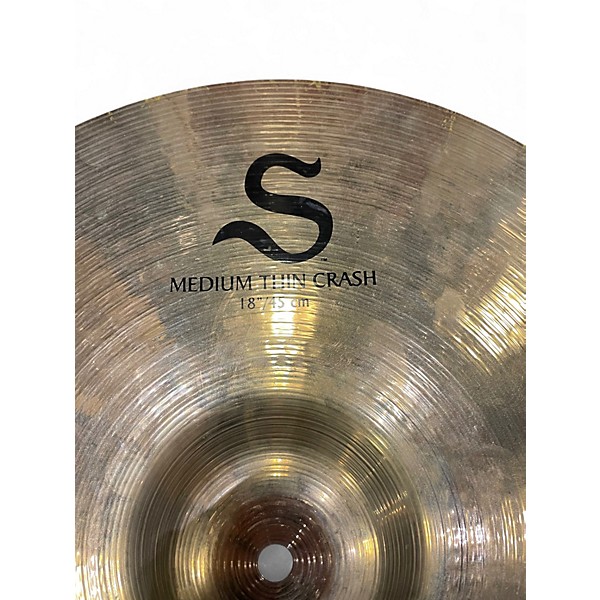 Used Zildjian 18in S Family Medium Thin Crash Cymbal