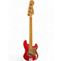 Used Squier 40th Anniversary Precision Bass Satin Dakota Red Electric Bass Guitar thumbnail