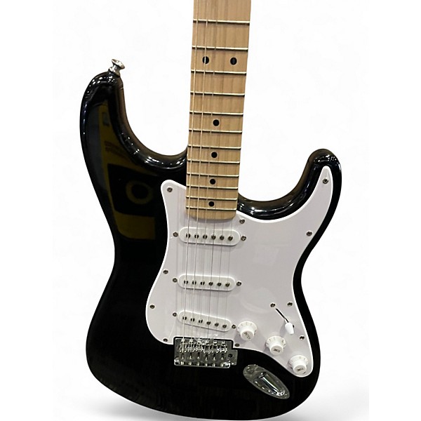 Used Squier Bullet Stratocaster BLACK Solid Body Electric Guitar