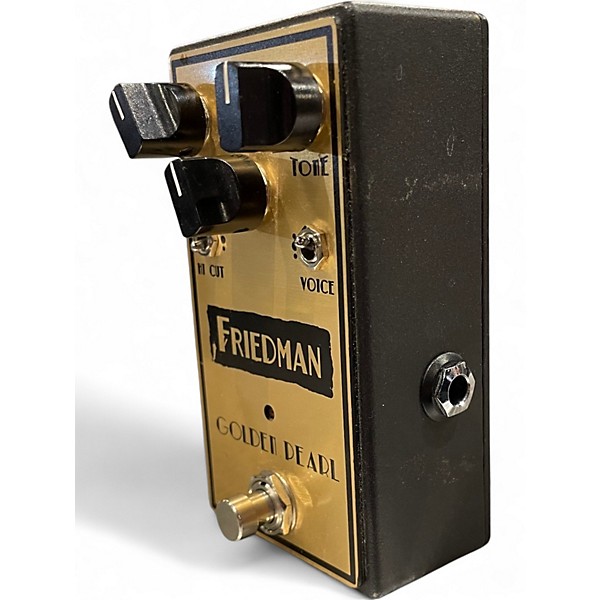 Used Friedman Golden Pearl Overdrive Effect Pedal