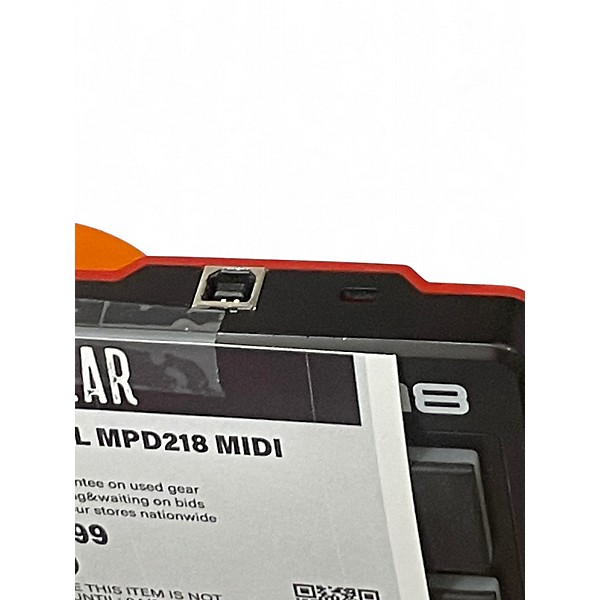 Used Akai Professional MPD218 MIDI Controller