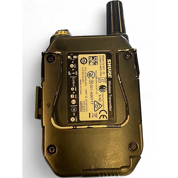 Used Shure GLXD 4 Wireless Instrument System Instrument Wireless System