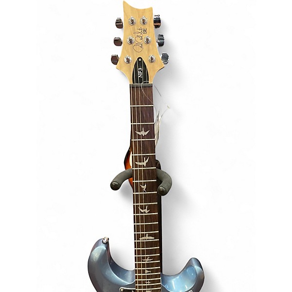 Used Prs Se NF3 Ice Blue Metallic Solid Body Electric Guitar