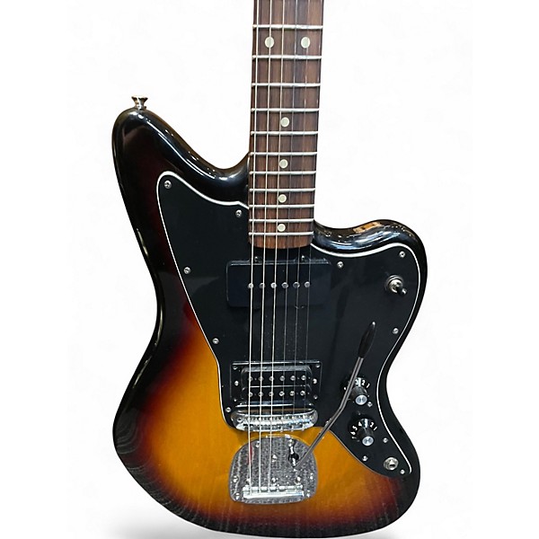 Used Fender Blacktop Jazzmaster 3 Color Sunburst Solid Body Electric Guitar