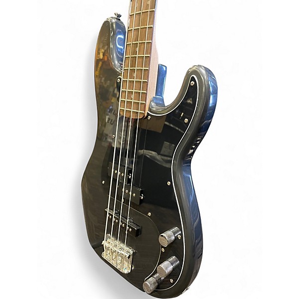 Used Squier Affinity Precision Bass Black Electric Bass Guitar