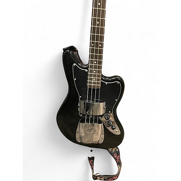 Used Squier Vintage Modified Jaguar Bass Special Black Electric Bass Guitar