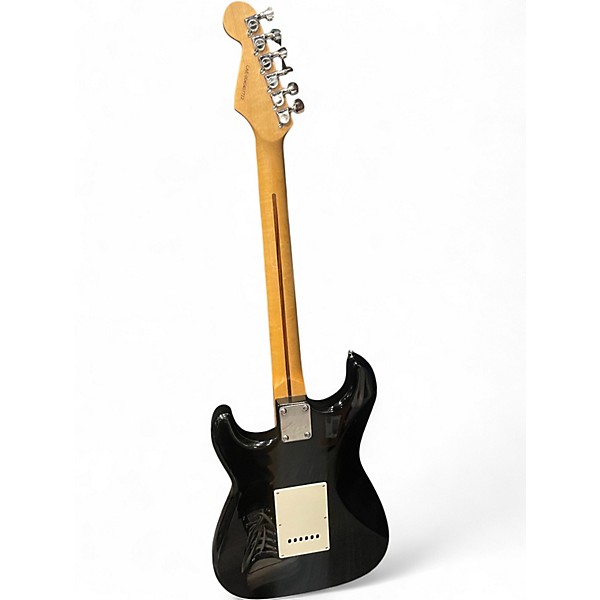 Used Squier Stratocaster Black Solid Body Electric Guitar