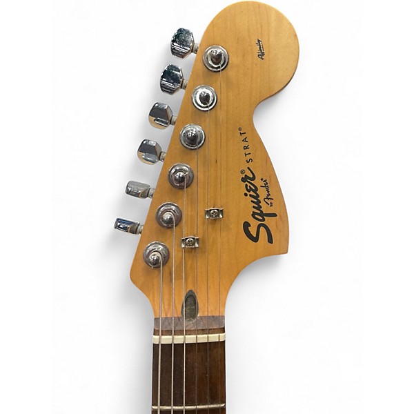 Used Squier Affinity Stratocaster Black Solid Body Electric Guitar