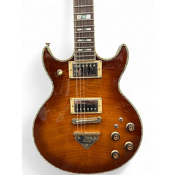 Used Ibanez AR420 Amber Solid Body Electric Guitar