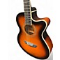 Used Washburn EA15ATB Vintage Sunburst Acoustic Electric Guitar