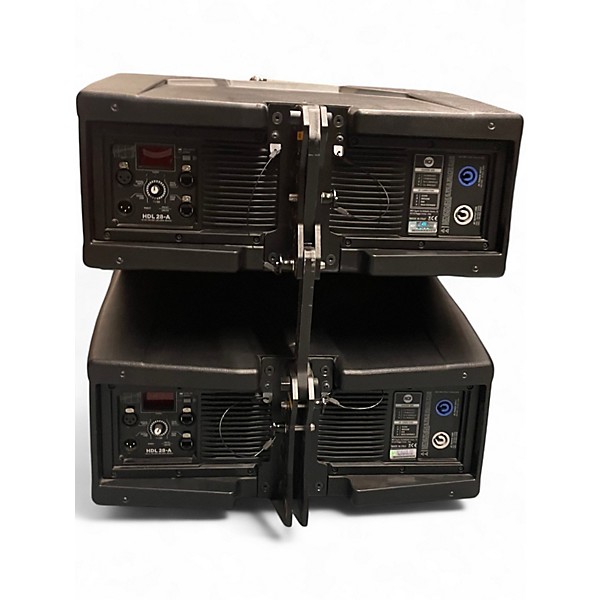 Used RCF HDL-28A Dual 8" Active Two-Way Line Array Module (Pair) Sound Package