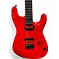 Used Charvel San Dimas Custom Hard Tail Red With Red Neck Binding Solid Body Electric Guitar