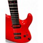 Used Charvel San Dimas Custom Hard Tail Red With Red Neck Binding Solid Body Electric Guitar