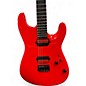 Used Charvel San Dimas Custom Hard Tail Red With Red Neck Binding Solid Body Electric Guitar