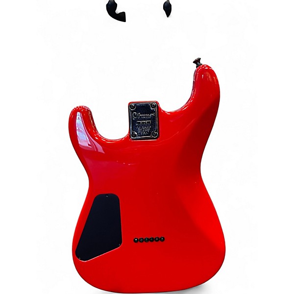 Used Charvel San Dimas Custom Hard Tail Red With Red Neck Binding Solid Body Electric Guitar
