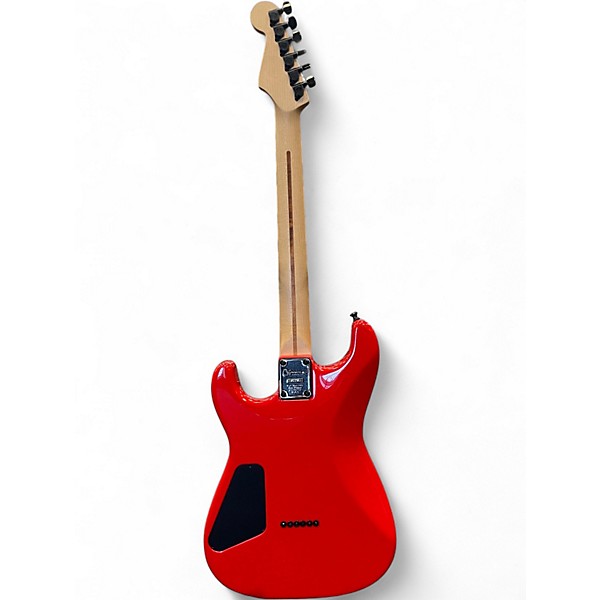 Used Charvel San Dimas Custom Hard Tail Red With Red Neck Binding Solid Body Electric Guitar