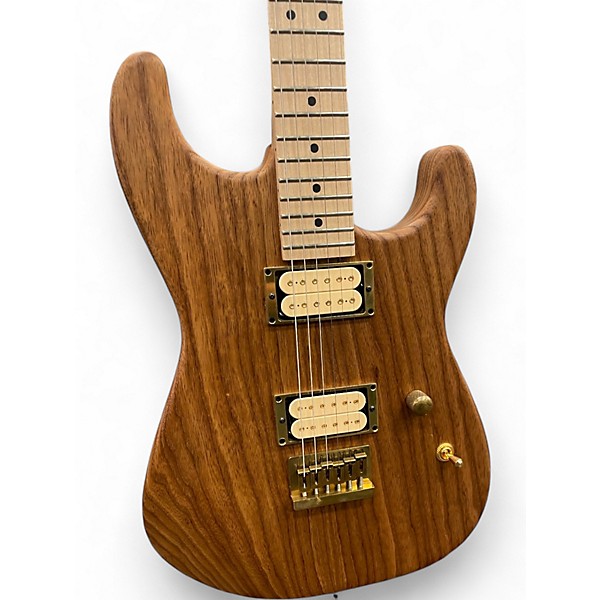 Used Charvel SDH HT Roasted Ash Natural Custom Shop Natural Solid Body Electric Guitar
