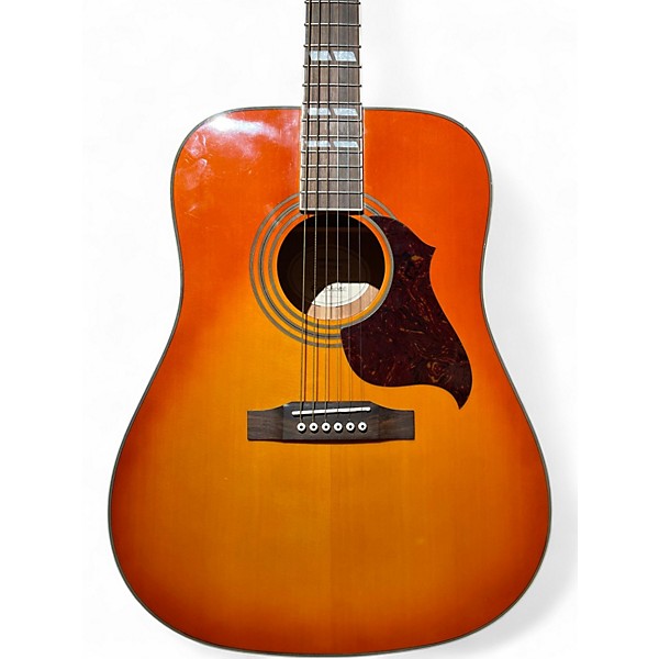 Used Epiphone Hummingbird Artist Faded Cherry Sunburst Acoustic Guitar