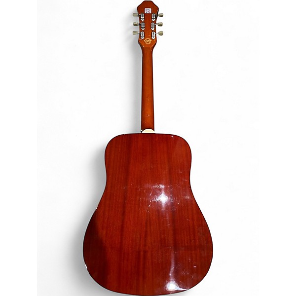 Used Epiphone Hummingbird Artist Faded Cherry Sunburst Acoustic Guitar