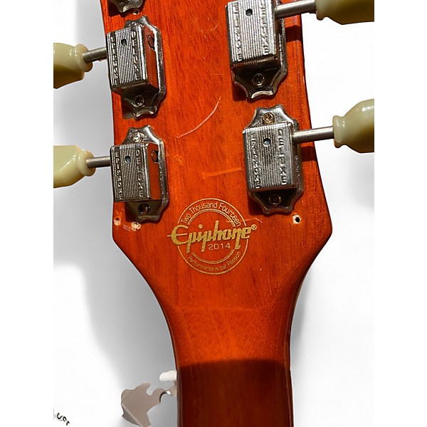 Used Epiphone Hummingbird Artist Faded Cherry Sunburst Acoustic Guitar