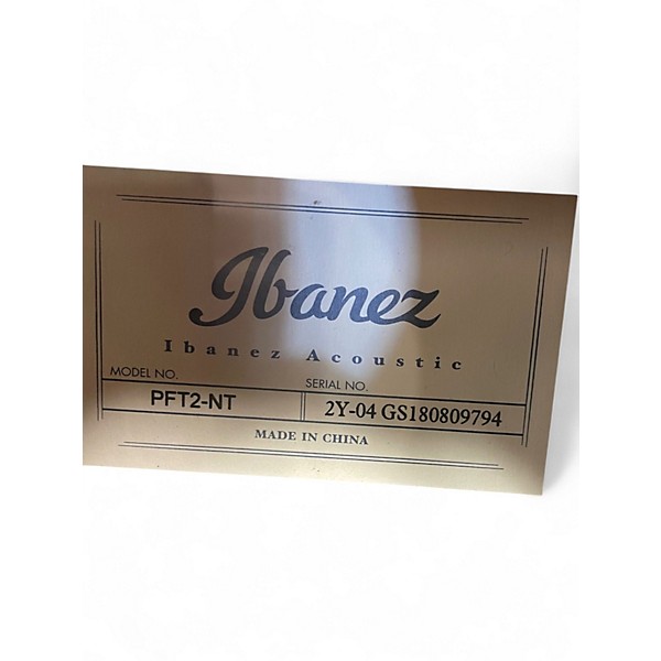 Used Ibanez PFT2NT TENOR GUITAR Natural Acoustic Guitar