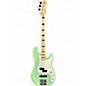 Used 2016 Fender GC FSR Deluxe Precision Bass Special Seafoam Green Metallic Electric Bass Guitar thumbnail