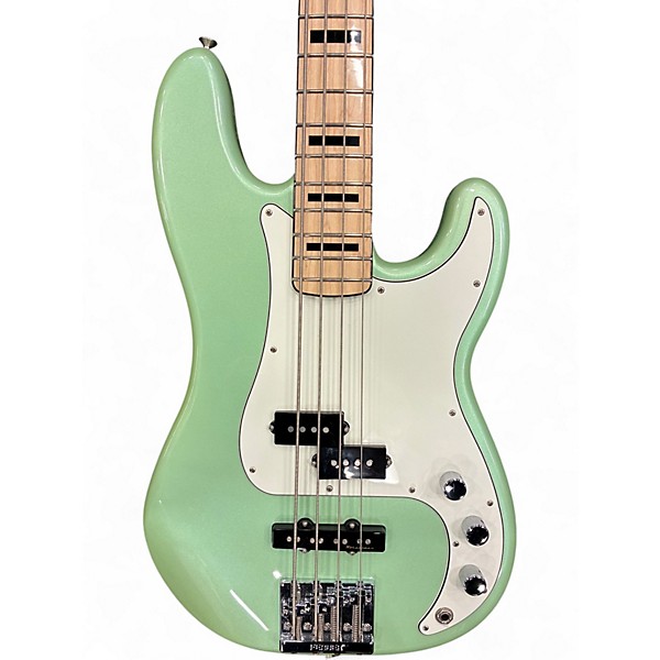 Used 2016 Fender GC FSR Deluxe Precision Bass Special Seafoam Green Metallic Electric Bass Guitar