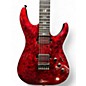 Used Schecter Guitar Research C1 Apocalypse Red Reign Solid Body Electric Guitar