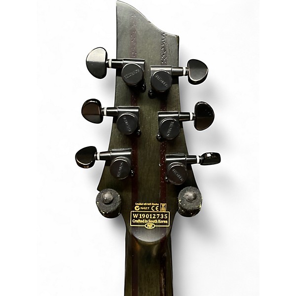 Used Schecter Guitar Research C1 Apocalypse Red Reign Solid Body Electric Guitar